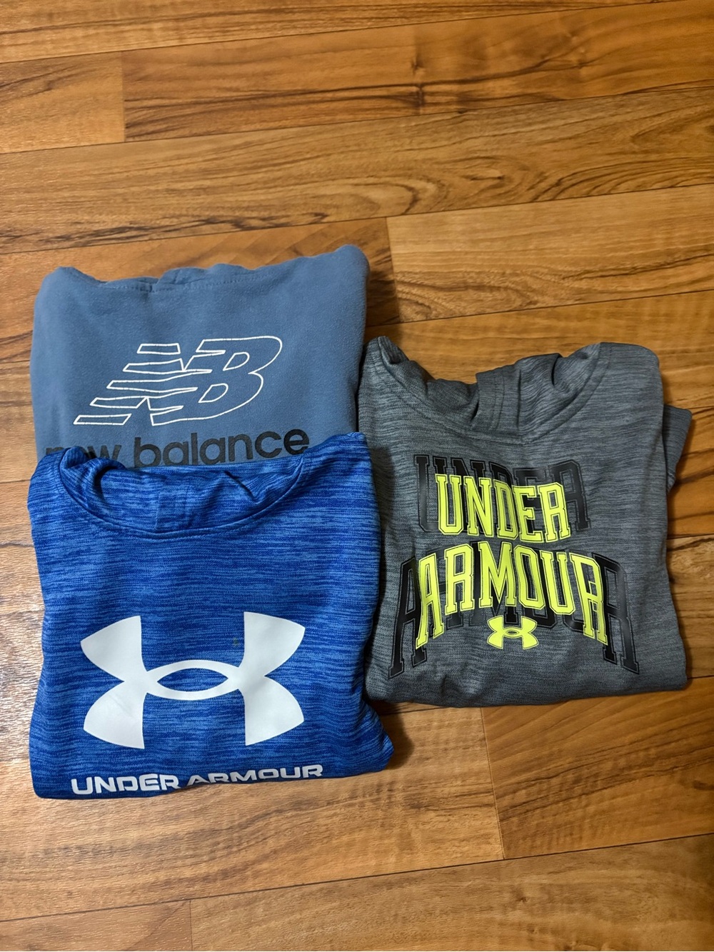 Boys Hoodie Bundle—Under Armour & New Balance